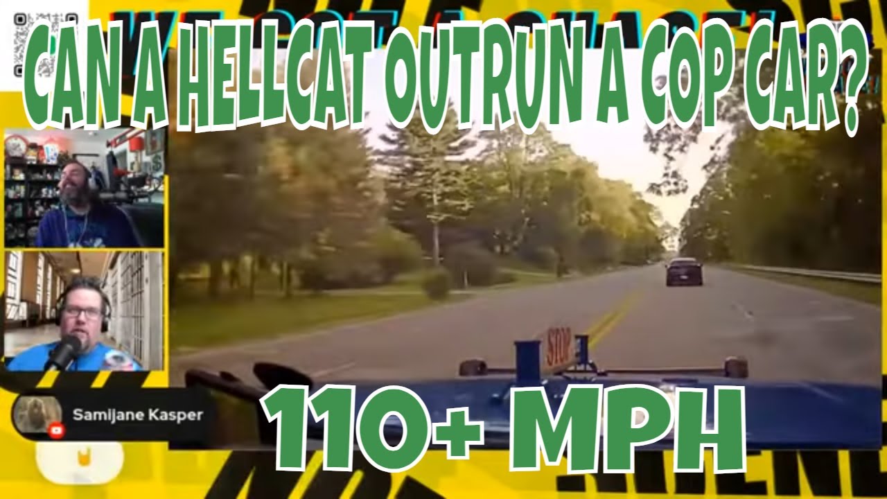 HIGH SPEED POLICE CHASE OF A STOLEN HELLCAT - YouTube