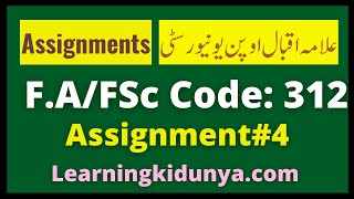 AIOU Solved Assignment 4 Code 312 Spring 2021 | Learning ki dunya | Aiou Assignments