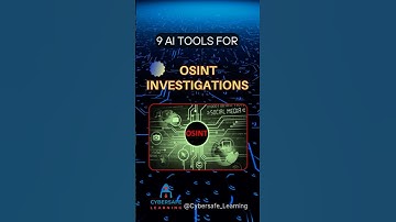 Top AI Tools for OSINT Investigations