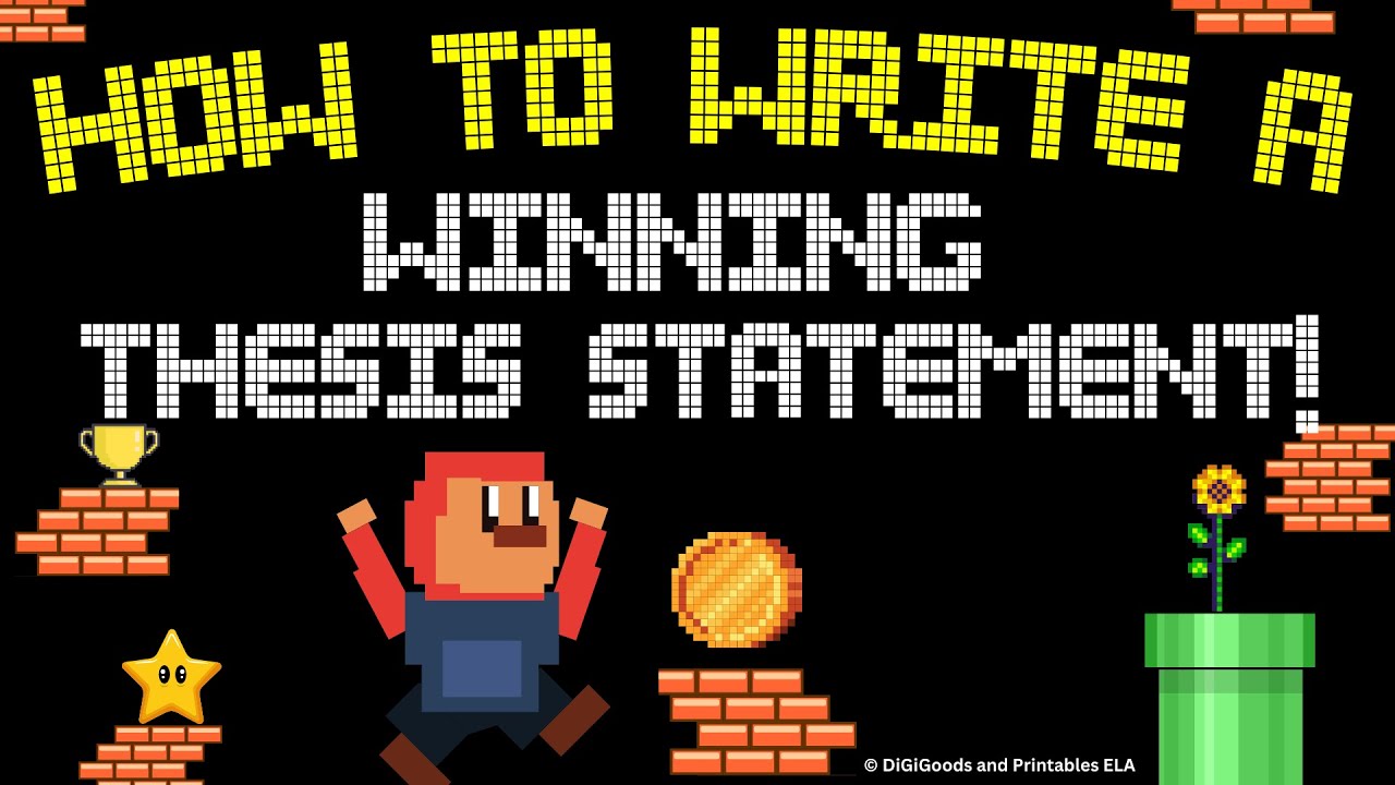 HOW TO WRITE A THESIS STATEMENT FOR AN ARGUMENTATIVE ESSAY - YouTube