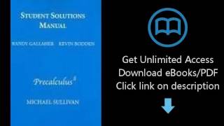 Student Solutions Manual: Precalculus, 8th ed.