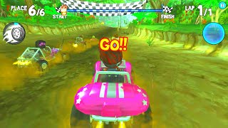 Beach Buggy Racing Jungle Racing GamePlay Video screenshot 5
