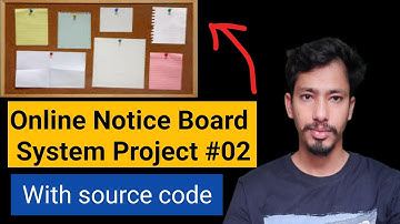 Online Notice Board System Project in PHP and MYSQL (Part-02) | PHP Projects | CSEtutorials