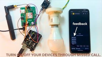 Turn Motor ON/OFF with Your Phone through Miss-Call! Arduino 4G LTE Module Automation. | JLCPCB
