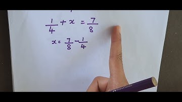 Class 6 Ex. 7.6 Q-12  A piece of wire 7/8 long broke into two pieces. One piece was 1/4 metre long.