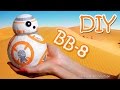 How To Make a BB-8 Money Box Out Of Paper Napkins – DIY BB8 droid from Star Wars