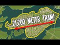My 21,200 Meter Long FREE Tram Network! (Cities Skylines 2)