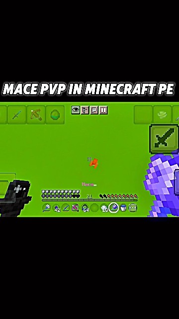 MACE PVP IN MINECRAFT PE 🔥🔥..#minecraft #shorts #edit - YouTube