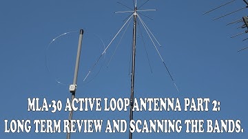 MLA-30 Loop Antenna For AM, and Shortwave Radios. A Long Term Review, and Demonstration