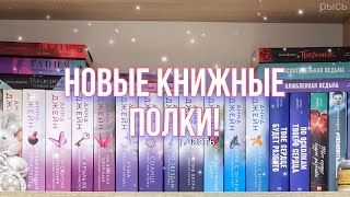 новые книжные полки 2024! || мои книги😼