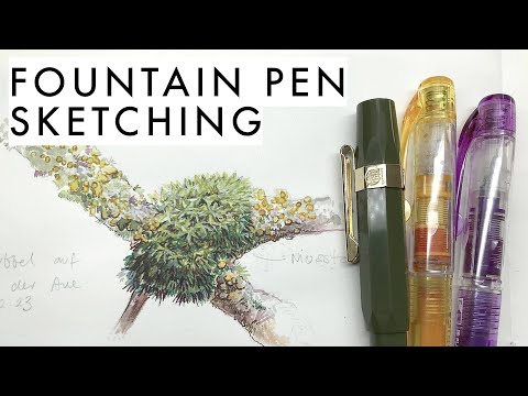 Artists Using Fountain Pens - The Goulet Pen Company