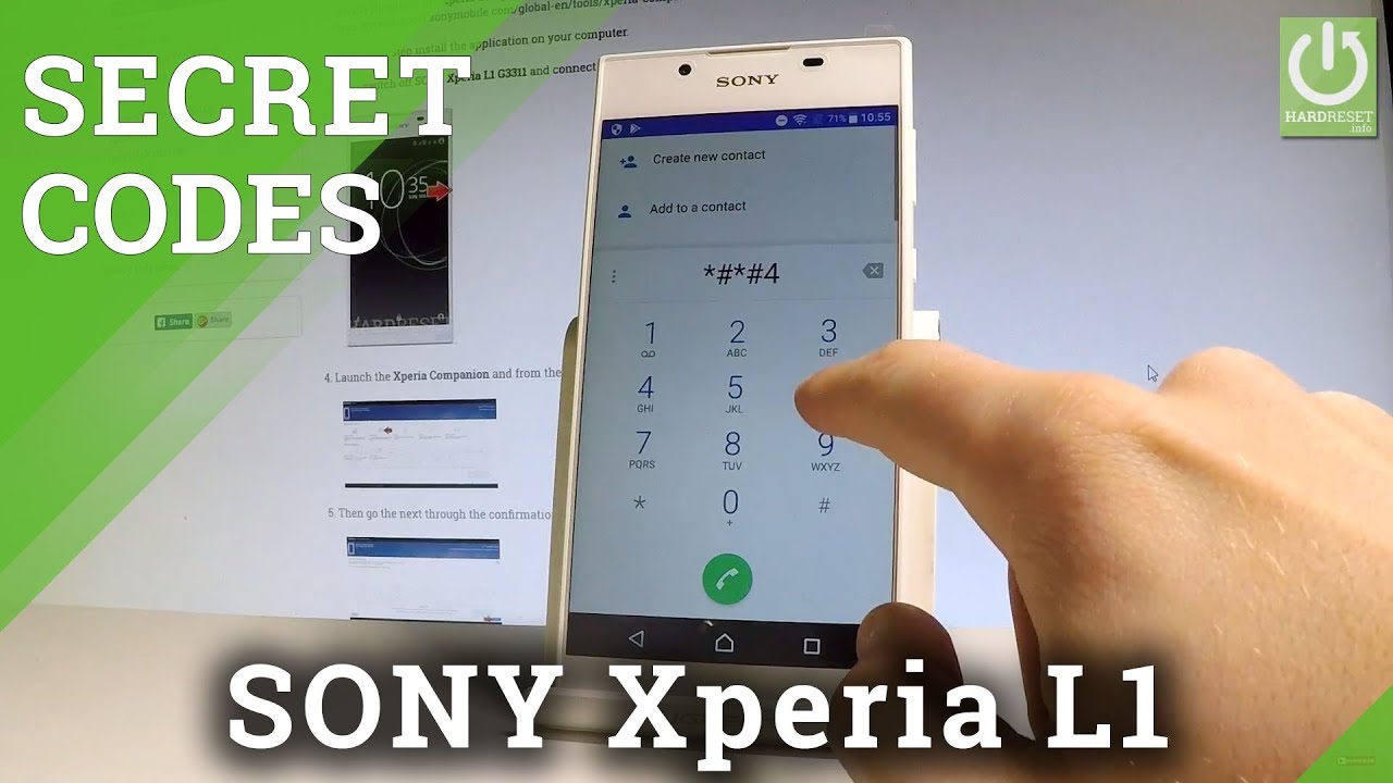 Codes In Sony Xperia L1 Secret Menu Hidden Mode Settings Youtube