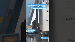 🚛 Tata BS6 2830.K Tipper Jack Solution 🔧 | Jack Problem Fix | Truck Repair Tips 🧑‍🔧 #ytshorts