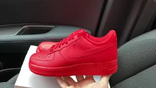 Nike Air Force 1 Red shoes