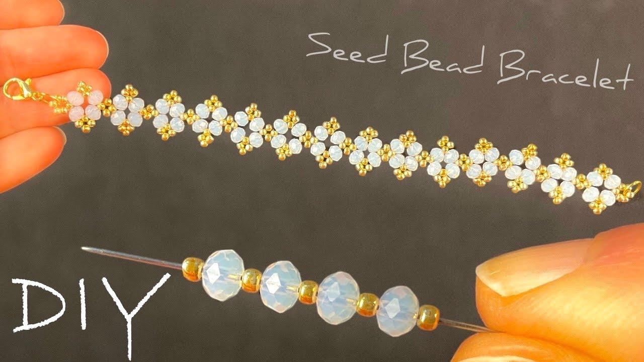 Simple Beaded Bracelet Tutorial for Beginners: Easy Way to Make ...
