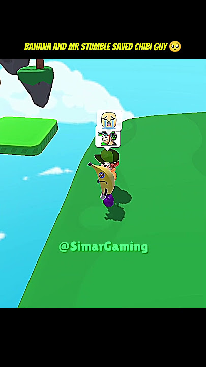 Banana And Mr Stumble Saved Chibi Guy🥺 Stumble Guys Respect Moment 🔥 #stumbleguys #shorts