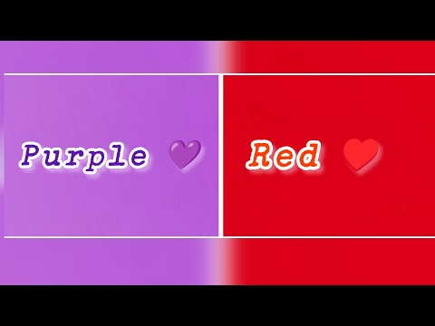purple 💜 vs Red ♥️#purple#red#aestheic #choose#viralvideos #cute #dress#fashion