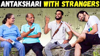 Playing Antakshari with Strangers | Wholesome Reactions😍 | Because Why Not