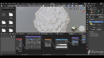 Blender 2.8 (Rust in gemstone)