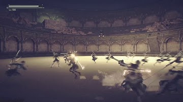 Nier: Automata, Fighting twenty 2B