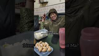 Koq gak diselesaikan Ma, Makan durian ( part 3 ) makandurian dramakomedi komedilucu shorts