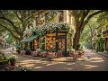 Good Mood with Soft June Summer Jazz Music 🌿 Outdoor Cafe Ambience & Relaxing Jazz Background Music