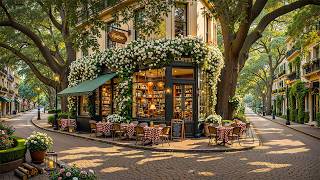 Good Mood with Soft June Summer Jazz Music 🌿 Outdoor Cafe Ambience & Relaxing Jazz Background Music screenshot 4