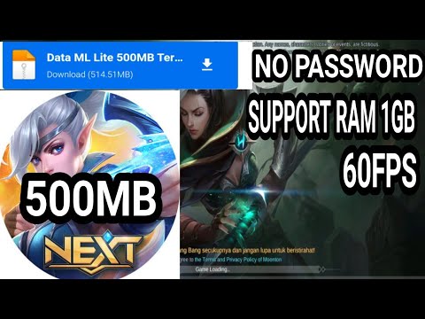 Download Data ml lite 500mb Terbaru -MobileLegends