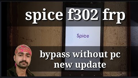 Spice f302 frp bypass without pc | spice f302 frp unlock | spice f302 frp reset