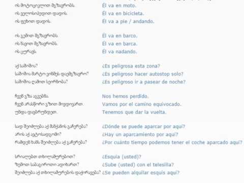 ესპანურის გაკვეთილი 37 ( გზაში)/Spanish Lesson 37/Испанский язык Урок 37