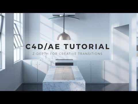 C4D & After Effects Tutorial: Usings Z-Depth for Creative Transitions