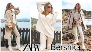 ПОКУПКИ ОДЕЖДЫ ZARA, BERSHKA • БЕЛЫЕ САПОГИ ZARA ТРЕНД 2021 • МНОГО ОДЕЖДЫ В СВЕТЛЫХ ТОНАХ