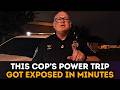Ego Triggered Cop Wanted His ID So Bad But Got Himself Embarrassed Instead