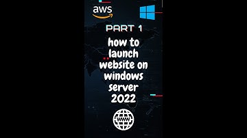 PART 1 #how  to launch website on windows server 2022? |how iis service works ? #shorts