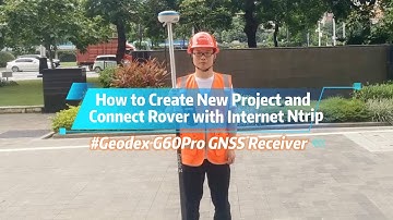 Create a New Project & Connect Rover with Client Ntrip