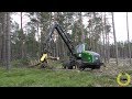 John Deere 1070E Harvester Waldarbeit 2018