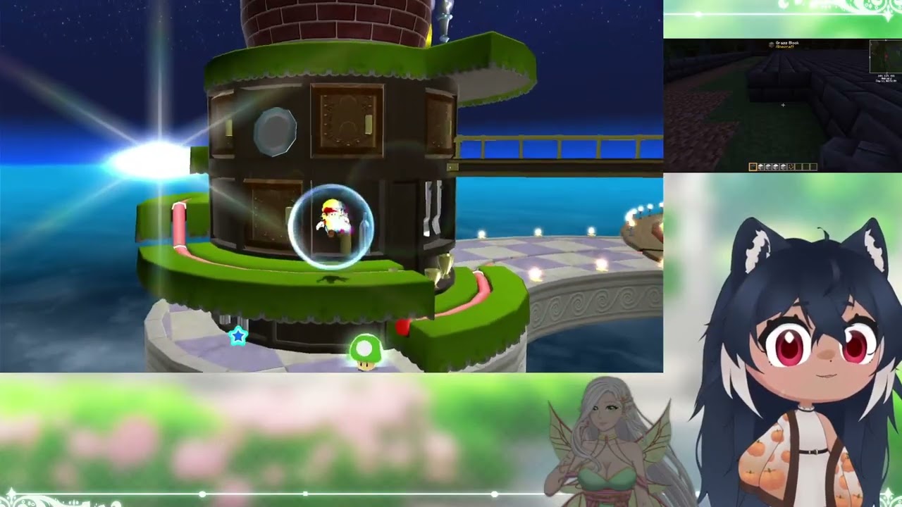 Back At It With Super Mario Galaxy! Peep Zara's Game In The Corner