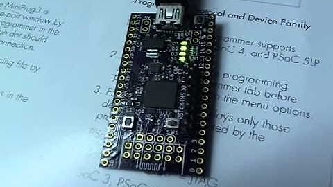 PSoC 5LP blinky