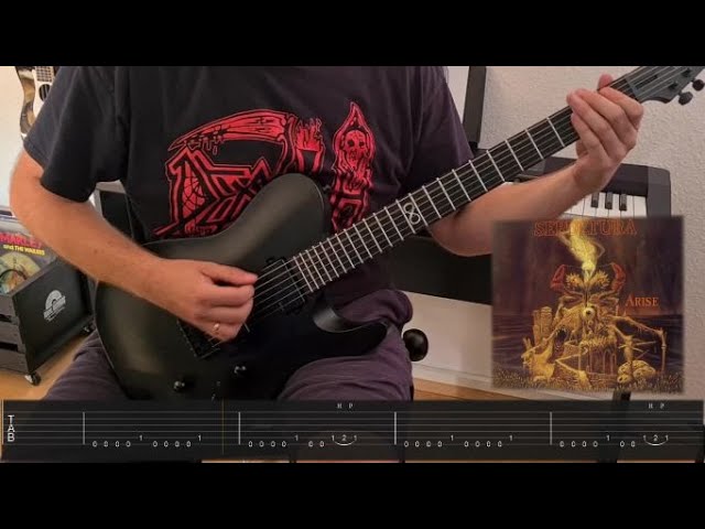 Sepultura - Troops Of Doom - Metal Guitar Lesson (with TABS) 