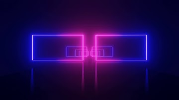 Gradient Pink Blue Neon Rectangles Motion Graphic - Free 4K VFX Background, Wallpaper