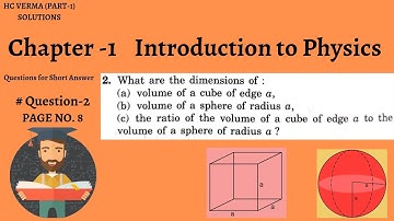 Question.2 , Questions For Short, Page no.8 || HC VERMA || By Abhishek Sharma