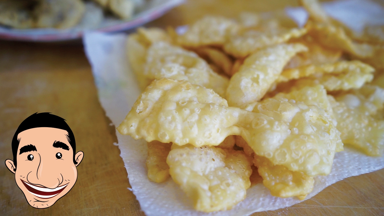 NONNA’S CHIACCHIERE RECIPE | How to Make Italian Fried Cookies | CROSTOLI | Vincenzo