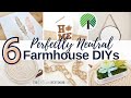 6 NEUTRAL FARMHOUSE DECOR DIYS | Dollar Tree Mystery Box Challenge October 2020 | Boho Inspired