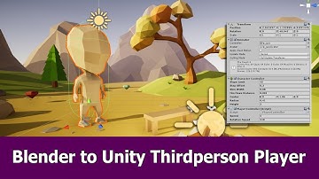 Unity Thirdperson Player for Blender Character