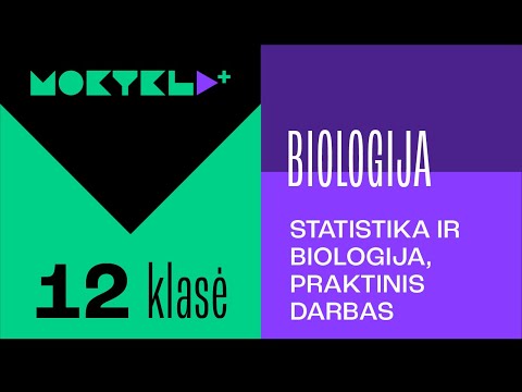 Mokykla+ | Biologija | 12 klasė | Statistika ir Biologija, praktinis darbas || Laisvės TV X