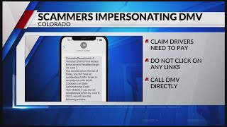 Scammers are "threatening severe consequences" in texts impersonating Colorado DMV