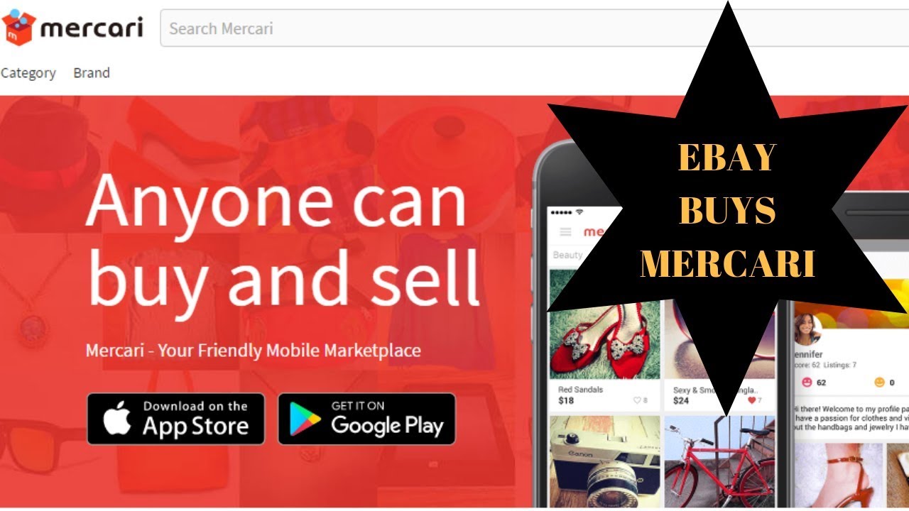 Is Ebay Buying Mercari for $2.1 Billion Dollars!! - YouTube