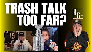 TRASH Talk gone TOO Far? Are Canucks fans the worst fanbase in the NHL?