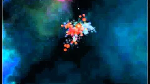 BYOF space fighter: explosion animated sprite test