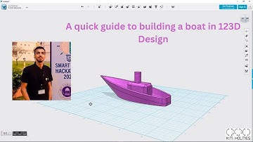 123D Design: boat  || 123 Design Tutorial 2024 || By AutoCAD Wallah || Easy And Funny Method